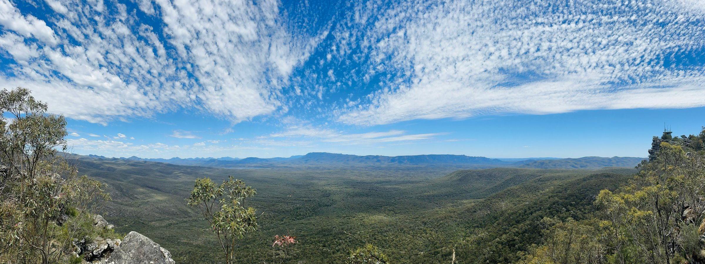 Panorama des Blue Mountains en Australie