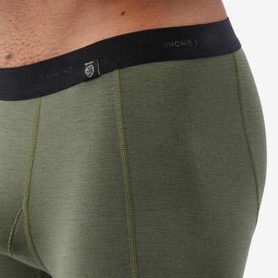 Sous vêtement boxer en laine mérinos de trek Forclaz MT500 - 5