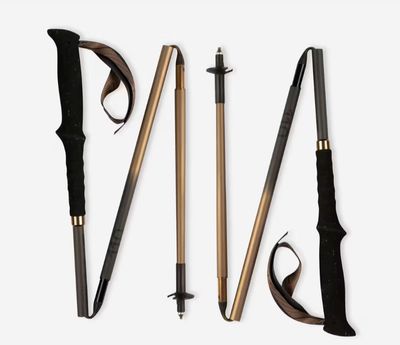 Bâtons de trail pliables carbone 3 brins Kiprun