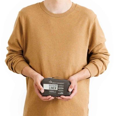 Drap de sac en soie Sea To Summit Silk Travel Liner - 5