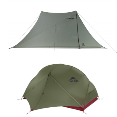 Tente avec arceaux ou bâtons ?