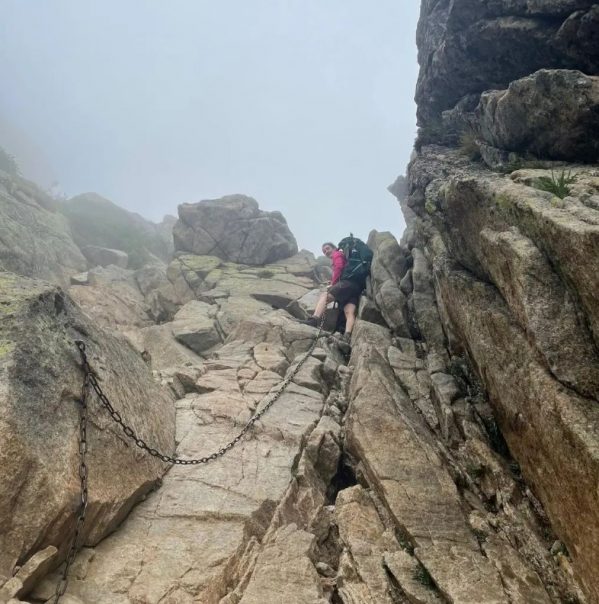 un passage dangereux sur le gr20