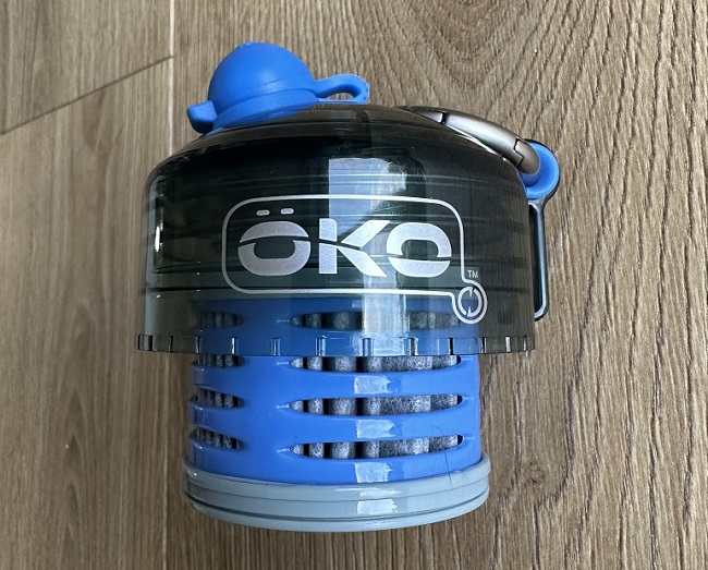 OKO H2O Bouteille de filtration de 650 ml pour voyage, camping, randonnée,  cyclisme et utilisation quotidienne : : Cuisine et Maison