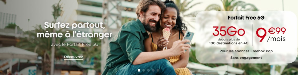 forfait free mobile 5g
