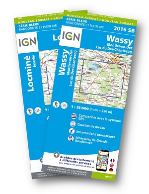 des cartes IGN en papier