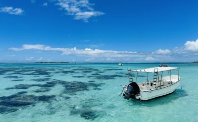 bateau à Moorea en Polynésie Francaise